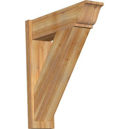 Ekena Millwork Traditional Rough Sawn Traditional Outlooker, Western Red Cedar, 8"W x 28"D x 32"H OUT08X28X32TRA01RWR